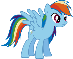 Size: 6110x4960 | Tagged: safe, artist:fenrirconnell, imported from derpibooru, rainbow dash, pegasus, pony, friendship is magic, absurd resolution, female, mare, simple background, solo, transparent background, vector, vector trace