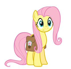 Size: 950x914 | Tagged: safe, artist:j-brony, imported from derpibooru, fluttershy, pegasus, pony, putting your hoof down, .psd available, .zip file at source, female, mare, saddle bag, simple background, solo, trace, transparent background