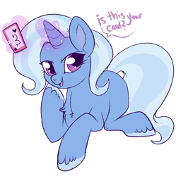 Size: 700x703 | Tagged: safe, artist:lulubell, imported from derpibooru, trixie, pony, unicorn, card trick, female, magic, mare, simple background, solo, transparent background