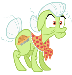 Size: 5362x5584 | Tagged: safe, artist:estories, imported from derpibooru, granny smith, earth pony, pony, absurd resolution, female, hair bun, mare, simple background, solo, transparent background, vector