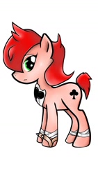 Size: 1024x1820 | Tagged: safe, artist:all-hail-tipsy-tiny, imported from derpibooru, oc, oc only, oc:cascada club, earth pony, pony, female, mare, simple background, solo, white background
