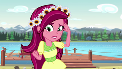 Size: 1280x720 | Tagged: safe, imported from derpibooru, screencap, gloriosa daisy, equestria girls, legend of everfree, female, solo