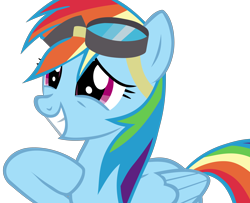 Size: 5920x4800 | Tagged: safe, artist:frownfactory, imported from derpibooru, rainbow dash, pegasus, pony, parental glideance, absurd resolution, female, goggles, simple background, solo, transparent background, vector