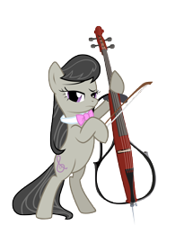 Size: 10000x12800 | Tagged: safe, artist:diskein, imported from derpibooru, octavia melody, pony, absurd resolution, bipedal, electric cello, female, simple background, solo, transparent background, vector