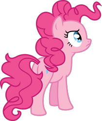 Size: 3792x4523 | Tagged: safe, artist:cobaltshade98, imported from derpibooru, pinkie pie, pony, three's a crowd, absurd resolution, female, simple background, solo, transparent background, vector, vector trace