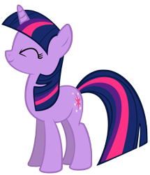 Size: 4734x5500 | Tagged: safe, artist:drfatalchunk, imported from derpibooru, twilight sparkle, pony, unicorn, .psd available, absurd resolution, eyes closed, female, mare, simple background, smiling, solo, trace, transparent background, vector, vector trace