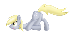 Size: 6000x3000 | Tagged: safe, artist:erockertorres, imported from derpibooru, derpy hooves, pony, .svg available, absurd resolution, ear fluff, featureless crotch, female, inkscape, ponyscape, scootie derpy, simple background, solo, tongue out, transparent background, vector, wingless