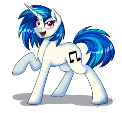Size: 1400x1300 | Tagged: safe, artist:jack-pie, imported from derpibooru, dj pon-3, vinyl scratch, pony, unicorn, female, mare, missing accessory, raised hoof, simple background, solo, transparent background