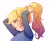 Size: 2000x1651 | Tagged: safe, artist:conte0226, imported from derpibooru, applejack, human, female, hair tie, humanized, simple background, solo, white background