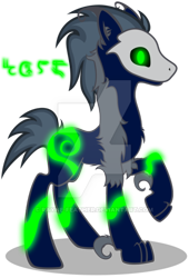 Size: 400x589 | Tagged: safe, artist:rayne-feather, imported from derpibooru, oc, oc only, oc:drix, original species, simple background, solo, torch hound, transparent background, watermark