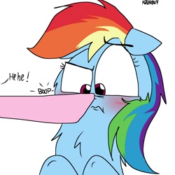 Size: 1200x1200 | Tagged: safe, artist:kdbrony, imported from derpibooru, pinkie pie, rainbow dash, pony, blushing, boop, cute, female, lesbian, pinkiedash, shipping, simple background, white background