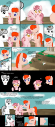 Size: 1000x2268 | Tagged: safe, artist:nimaru, imported from derpibooru, oc, oc only, oc:black cherry, oc:breakneck, oc:rook, pony, mountain, rock