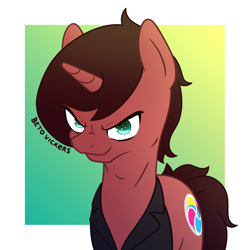 Size: 1024x1024 | Tagged: safe, artist:betovickers, imported from derpibooru, oc, oc only, oc:lofty dye, pony, solo