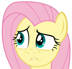 Size: 4331x4140 | Tagged: safe, artist:sketchmcreations, imported from derpibooru, fluttershy, pony, discordant harmony, absurd resolution, concerned, female, simple background, solo, transparent background, vector