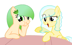 Size: 1000x632 | Tagged: safe, artist:duyguusss, imported from derpibooru, oc, oc only, oc:jelly river, oc:minty wind, earth pony, pegasus, pony, base used, female, mare, simple background, transparent background