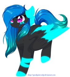 Size: 1024x1126 | Tagged: safe, artist:little-sketches, artist:php146, imported from derpibooru, oc, oc only, pegasus, pony, colored wings, female, mare, multicolored wings, simple background, solo, transparent background