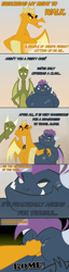 Size: 600x2352 | Tagged: safe, artist:queencold, imported from derpibooru, oc, oc only, oc:caldera, dragon, ask caldera, ask, comic, dialogue, dragon oc, dragoness, female, mother, punch, teenaged dragon, tumblr, younger