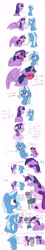 Size: 1800x9900 | Tagged: safe, artist:chub-wub, imported from derpibooru, maud pie, starlight glimmer, trixie, twilight sparkle, alicorn, earth pony, pony, unicorn, absurd resolution, angry, blushing, comic, counterparts, cute, daydream, diatrixes, eyes closed, female, floppy ears, glimmerbetes, imagine spot, lesbian, mare, mauxie, misspelling, polyamory, shipping, startrix, thought bubble, trixie gets all the mares, twiabetes, twilight sparkle (alicorn), twilight's counterparts, twixie