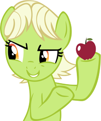 Size: 4253x5093 | Tagged: safe, artist:frownfactory, imported from derpibooru, granny smith, earth pony, pony, the perfect pear, .svg available, absurd resolution, female, simple background, solo, svg, transparent background, vector, young granny smith, younger