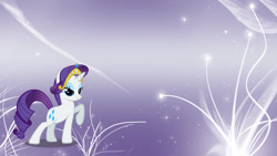 Size: 1920x1080 | Tagged: safe, artist:liamb135, artist:unfiltered-n, edit, imported from derpibooru, rarity, pony, abstract background, female, jewelry, solo, tiara, wallpaper, wallpaper edit