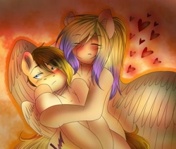 Size: 1853x1575 | Tagged: safe, artist:yomi brasi, imported from derpibooru, oc, oc only, pony, duo, duo female, female