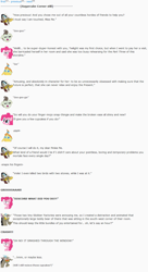 Size: 848x1555 | Tagged: safe, artist:dziadek1990, imported from derpibooru, discord, pinkie pie, pound cake, pumpkin cake, conversation, dialogue, emote story, emote story:cleaning day, emotes, fourth wall, reddit, slice of life, teddy bear, text