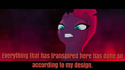 Size: 800x450 | Tagged: safe, edit, edited screencap, imported from derpibooru, screencap, tempest shadow, pony, my little pony: the movie, broken horn, darth sidious, emperor palpatine, female, solo, star wars