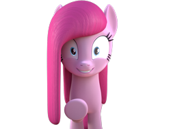 Size: 1600x1200 | Tagged: safe, artist:melodiousmarci, imported from derpibooru, pinkie pie, earth pony, pony, 3d, blender, crazy face, faic, female, insanity, pinkamena diane pie, simple background, solo, transparent background