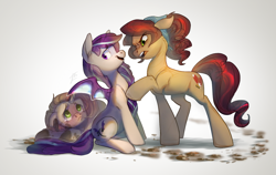 Size: 1846x1168 | Tagged: safe, artist:locksto, imported from derpibooru, oc, oc only, bat pony, earth pony, pony, unicorn, simple background, white background