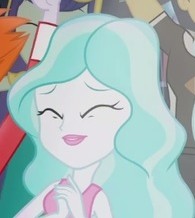 Size: 195x218 | Tagged: safe, imported from derpibooru, screencap, blueberry cake, heath burns, paisley, teddy t. touchdown, equestria girls, rainbow rocks, shake your tail, background human, cropped, eyes closed, female, offscreen character