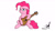Size: 1920x1080 | Tagged: safe, artist:derpyjoel, imported from derpibooru, pinkie pie, pony, female, guitar, relaxed, s07e09, solo