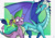 Size: 5016x3541 | Tagged: safe, artist:dinodraketakethecake, imported from derpibooru, princess ember, spike, twilight sparkle, dragon, fairy, absurd resolution, crossover, looking at each other, older, older spike, quadrupedal, size difference, smiling, species swap, spyro the dragon, spyro the dragon (series), the legend of spyro, trio