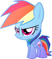 Size: 811x926 | Tagged: safe, artist:bravefleet, artist:datonetrumpet, imported from derpibooru, rainbow dash, pony, cute, dashabetes, female, simple background, smol, solo, transparent background