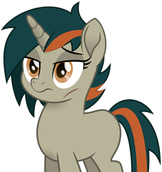 Size: 3010x3183 | Tagged: safe, artist:itspeahead, artist:peahead, imported from derpibooru, oc, oc only, oc:ana falkenhart, pony, unicorn, my little pony: the movie, blank flank, female, movie accurate, movie designs, orange eyes, scar, simple background, solo, transparent background, unamused, vector