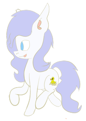 Size: 434x608 | Tagged: safe, artist:adamanimationz, artist:twittershy, imported from derpibooru, oc, oc only, oc:lucky duck, duck, duck pony, pony, duckpone, learning to draw