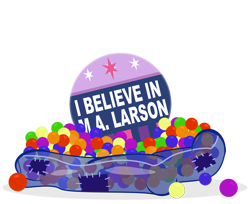 Size: 800x652 | Tagged: safe, artist:pixelkitties, imported from derpibooru, pony, ball pit, dashcon, i believe in m.a. larson, simple background, slowpoke, transparent background