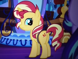 Size: 1257x959 | Tagged: safe, imported from derpibooru, screencap, starlight glimmer, sunset shimmer, pony, unicorn, equestria girls, mirror magic, spoiler:eqg specials, butt, plot