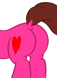 Size: 1584x2172 | Tagged: safe, artist:aarondrawsarts, imported from derpibooru, oc, oc only, oc:rose bloom, pony, butt, butt only, plot, rosie butt, tumblr