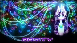 Size: 1800x1000 | Tagged: safe, artist:shattered-gears, imported from derpibooru, rarity, alternate hairstyle, ear fluff, element of generosity, female, jewels, looking at you, loose hair, magic, solo, wallpaper