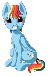 Size: 722x1063 | Tagged: safe, artist:shaliwolf, imported from derpibooru, rainbow dash, pony, backwards cutie mark, cute, dashabetes, female, simple background, solo, transparent background