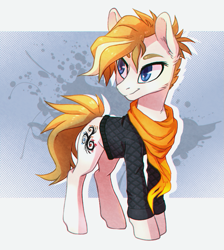 Size: 803x898 | Tagged: safe, artist:lightning-stars, artist:ls_skylight, imported from derpibooru, oc, oc only, pony, solo