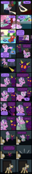 Size: 2000x10739 | Tagged: safe, artist:magerblutooth, imported from derpibooru, diamond tiara, filthy rich, randolph, oc, oc:aunt spoiled, oc:dazzle, oc:handy dandy, oc:iggy, oc:il, oc:imperius, cat, imp, pony, comic:diamond and dazzle, asparagus, balloon, book, cap, comic, cookie, cookie jar, crayon, drink, flower, food, hand, hat, ice cream, lamp, monopoly, paddleball, plushie, suitcase