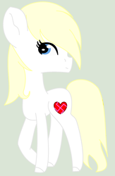 Size: 1024x1568 | Tagged: safe, artist:lillyh55, imported from derpibooru, oc, oc only, oc:aryanne, earth pony, pony, female, heart, long legs, looking up, nazi, request, standing, swastika