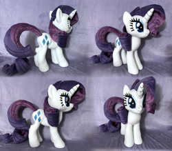 Size: 3257x2849 | Tagged: safe, artist:alicornparty, imported from derpibooru, rarity, pony, high res, irl, photo, plushie, solo