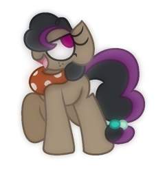 Size: 708x728 | Tagged: safe, artist:thefanficfanpony, imported from derpibooru, oc, oc only, oc:gingerbread, pony, offspring, parent:doctor caballeron, parent:sugar belle, parents:cabelle, solo