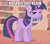 Size: 600x526 | Tagged: safe, edit, edited screencap, imported from derpibooru, screencap, twilight sparkle, pony, unicorn, boast busters, annoyed, cropped, female, golden oaks library, image macro, lidded eyes, mare, meme, memeful.com, not this shit again, reaction image, solo, unamused, unicorn twilight, vulgar