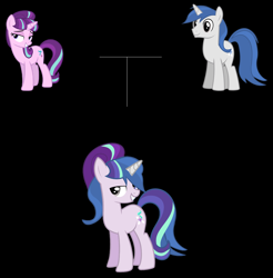 Size: 2960x3008 | Tagged: artist needed, source needed, safe, imported from derpibooru, starlight glimmer, oc, pony, ambiguous gender, fusion