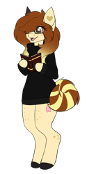 Size: 466x935 | Tagged: artist needed, safe, artist:oddends, imported from derpibooru, oc, oc only, oc:katie, anthro, earth pony, unguligrade anthro, book, clothes, female, mare, reading, simple background, solo, transparent background