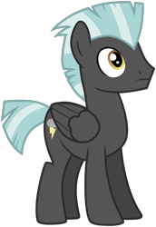 Size: 2200x3200 | Tagged: safe, artist:tomfraggle, imported from derpibooru, thunderlane, pegasus, pony, high res, male, simple background, solo, stallion, transparent background, vector