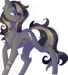 Size: 1756x1914 | Tagged: safe, artist:emily-826, imported from derpibooru, oc, oc only, oc:nicotine, earth pony, pony, cigarette, female, mare, simple background, solo, transparent background